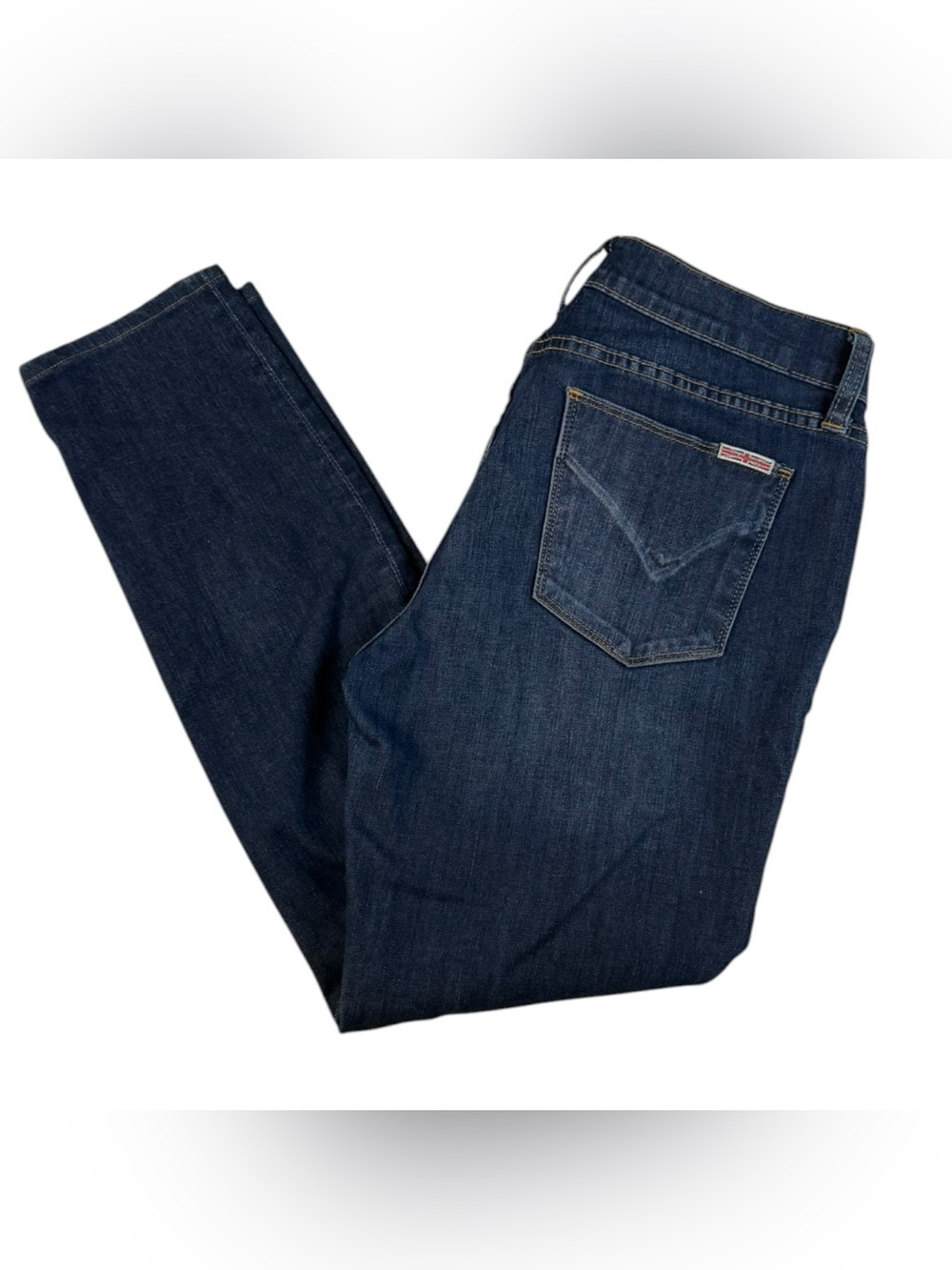 Hudson Krista Super Skinny Jeans Womens 28 Dark Wash Stretch Denim Mid Rise
